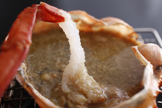 香住紅ずわい蟹のかにみそ甲羅焼き（イメージ）