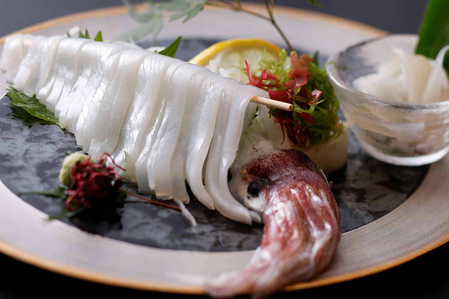 夏／烏賊の姿造り