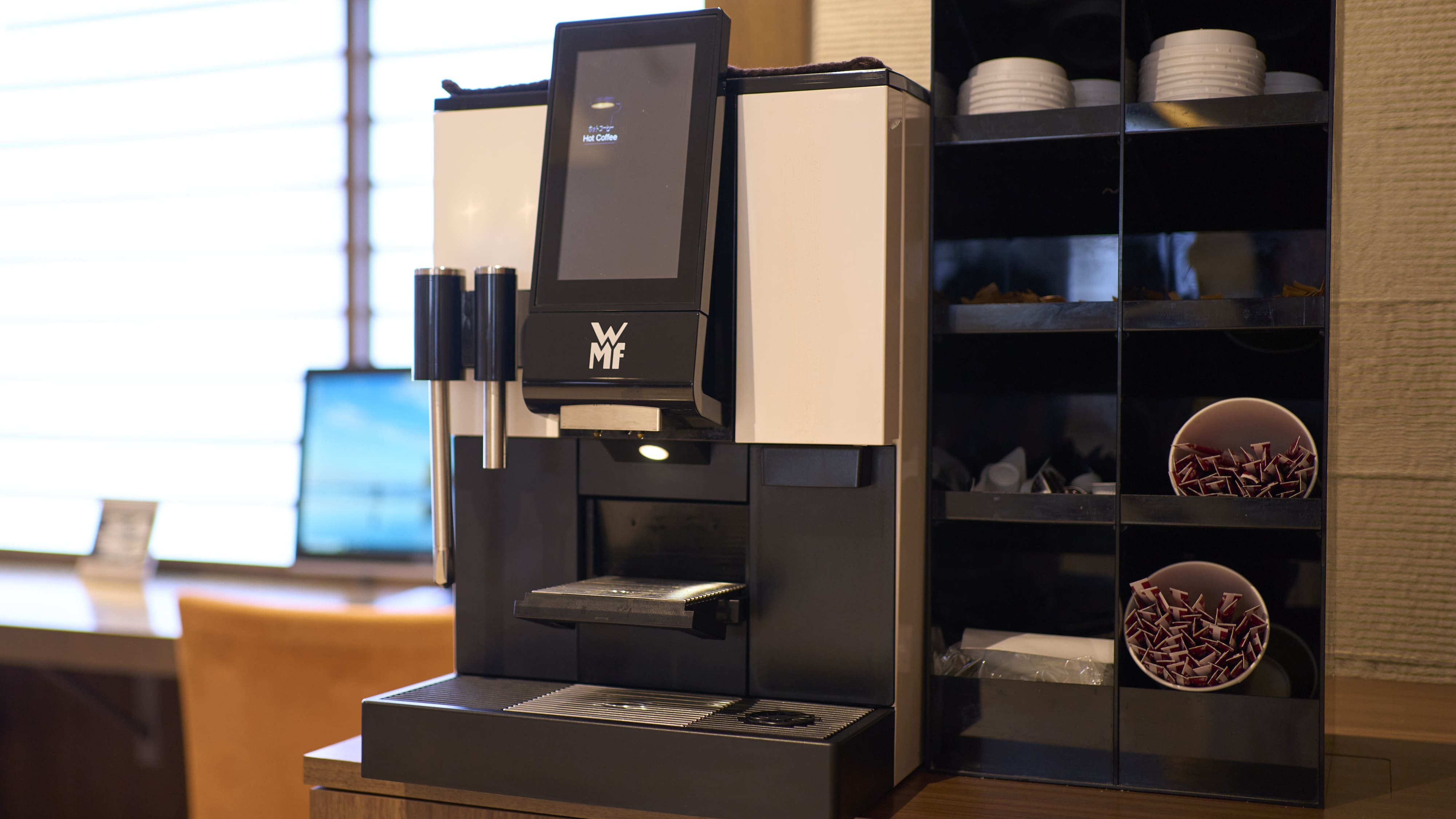 挽きたての豆から抽出するコーヒーを無料でお楽しみ下さい【ご宿泊者様専用】