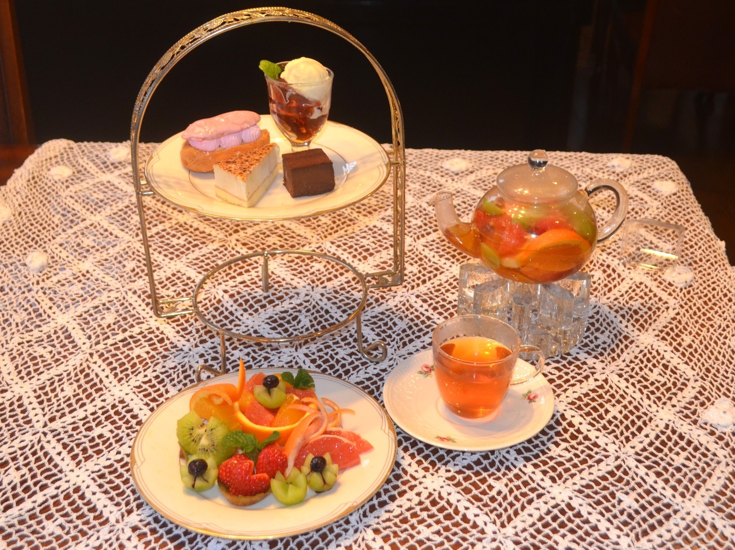 [女子旅 ]　☆コラーゲン豊富なふかひれスープ＆おしゃれなデザート＆フルーツティー
