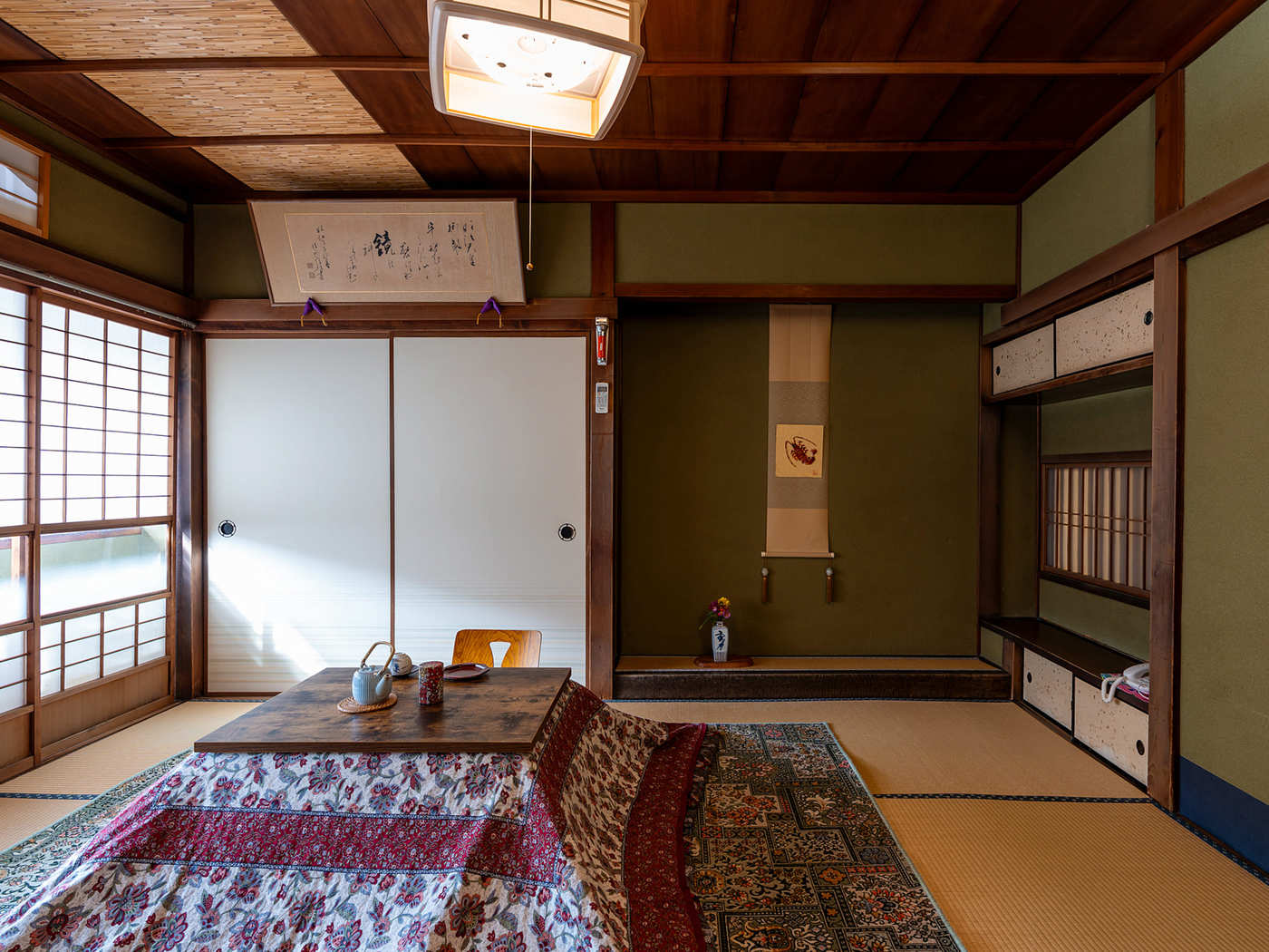 【和室6畳トイレなし】伝統建築で過ごす6畳和室