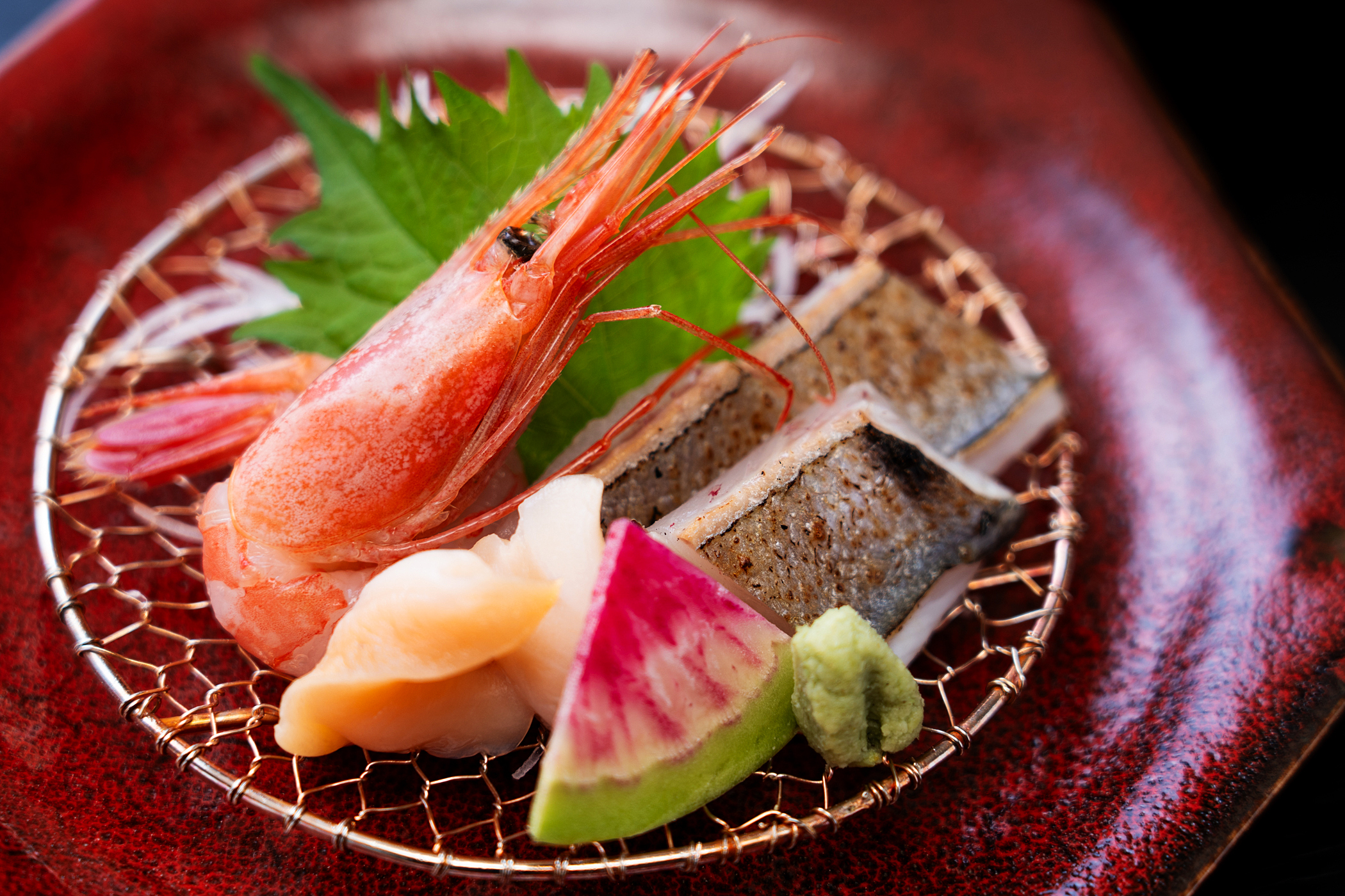 盛り付け美しい造り