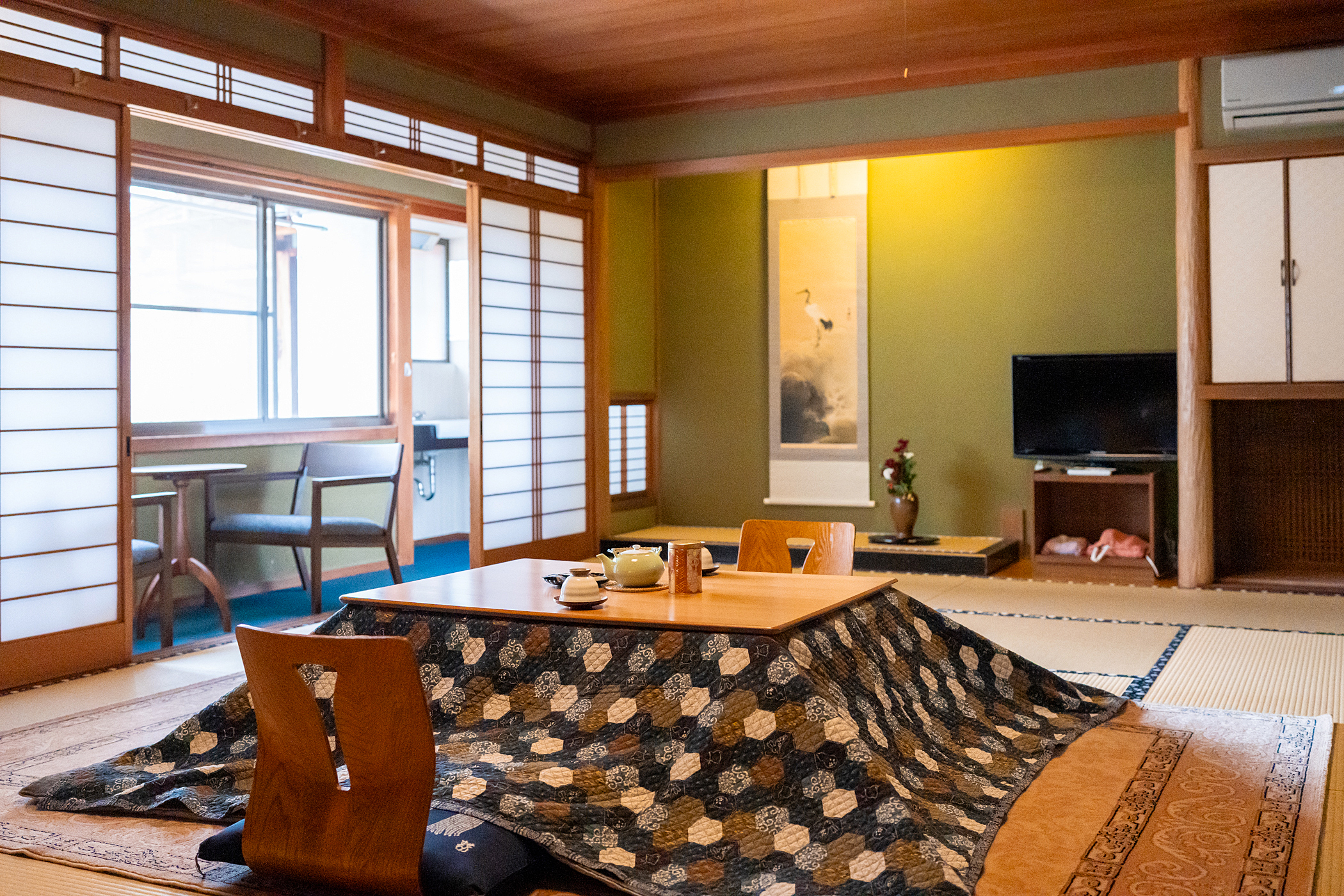 人気漫画「ざつ旅」の舞台となった客室