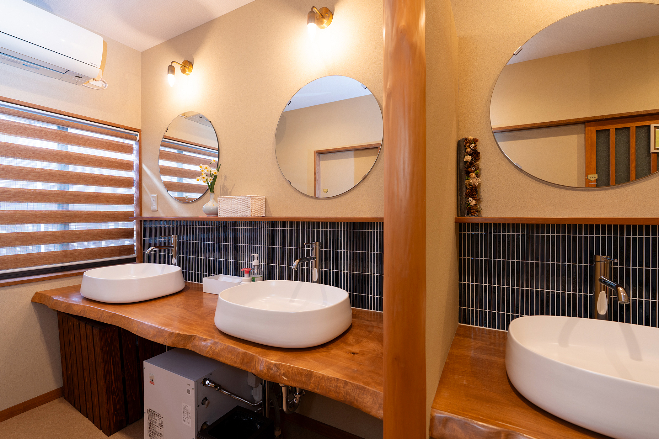 木のぬくもりが心地よい共用スペース