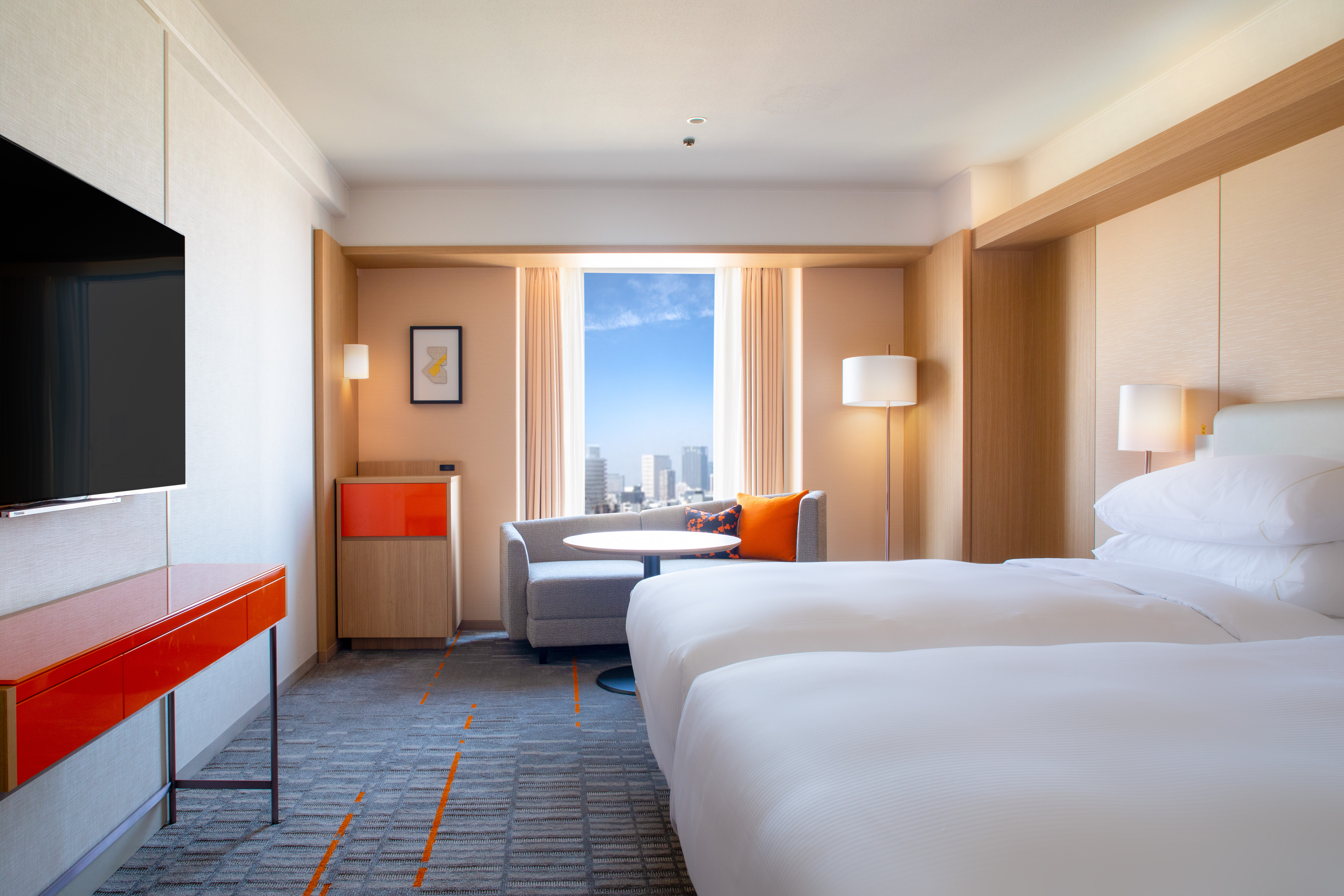 Sheraton Miyako Hotel Osaka(部屋(ベッドルーム))