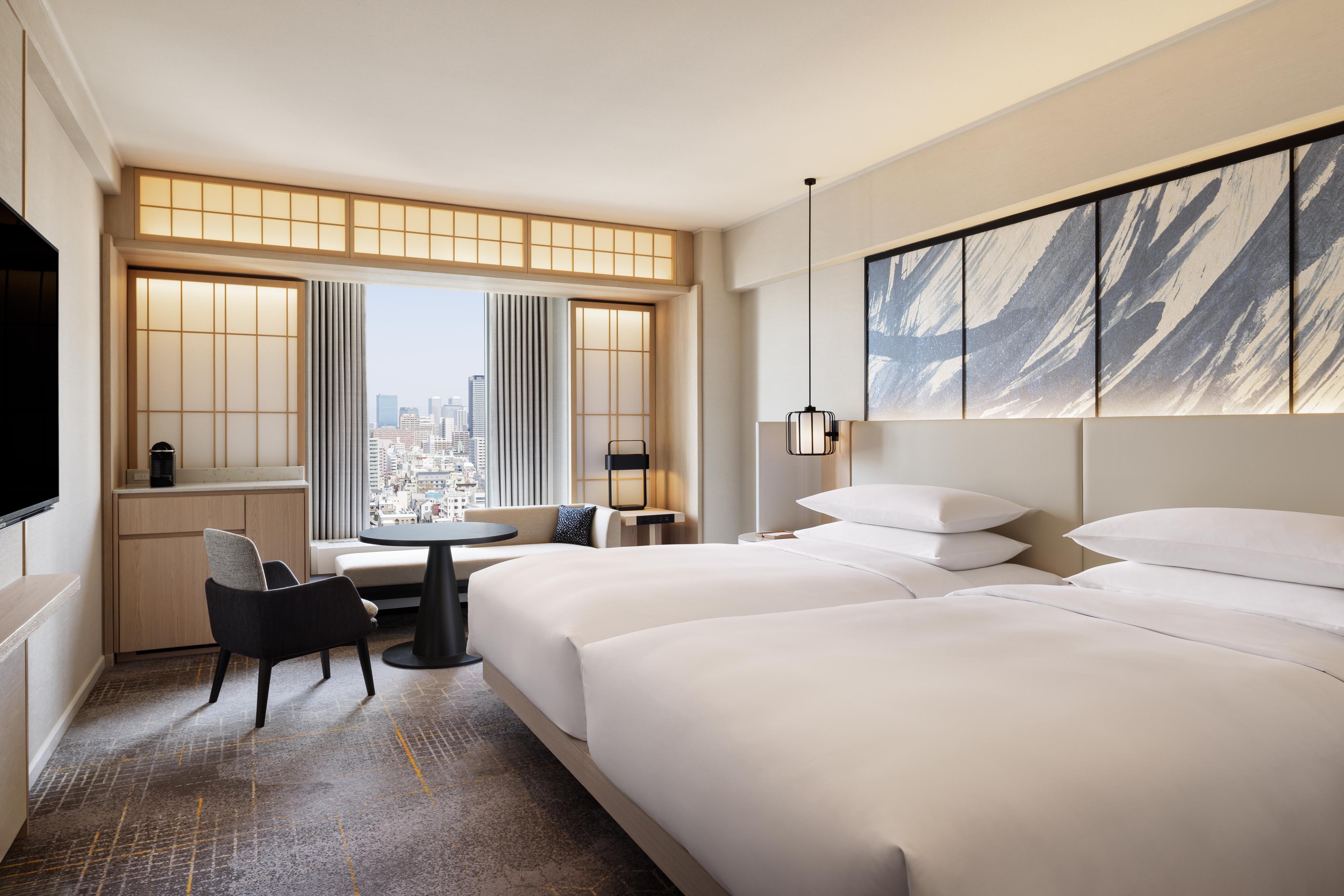 Sheraton Miyako Hotel Osaka(部屋(ベッドルーム))