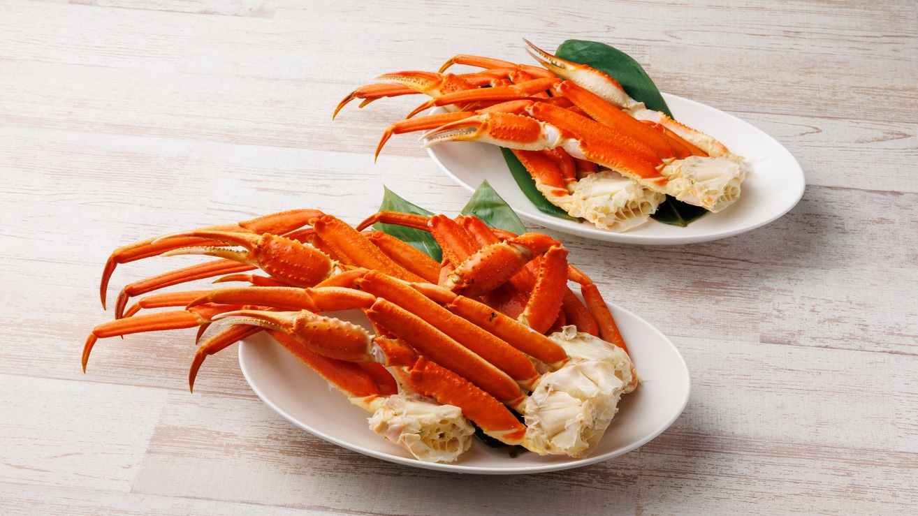 【本ズワイ蟹1名250ｇ付】夕食時間（17：00〜19：00）1泊2食ご宿泊プラン