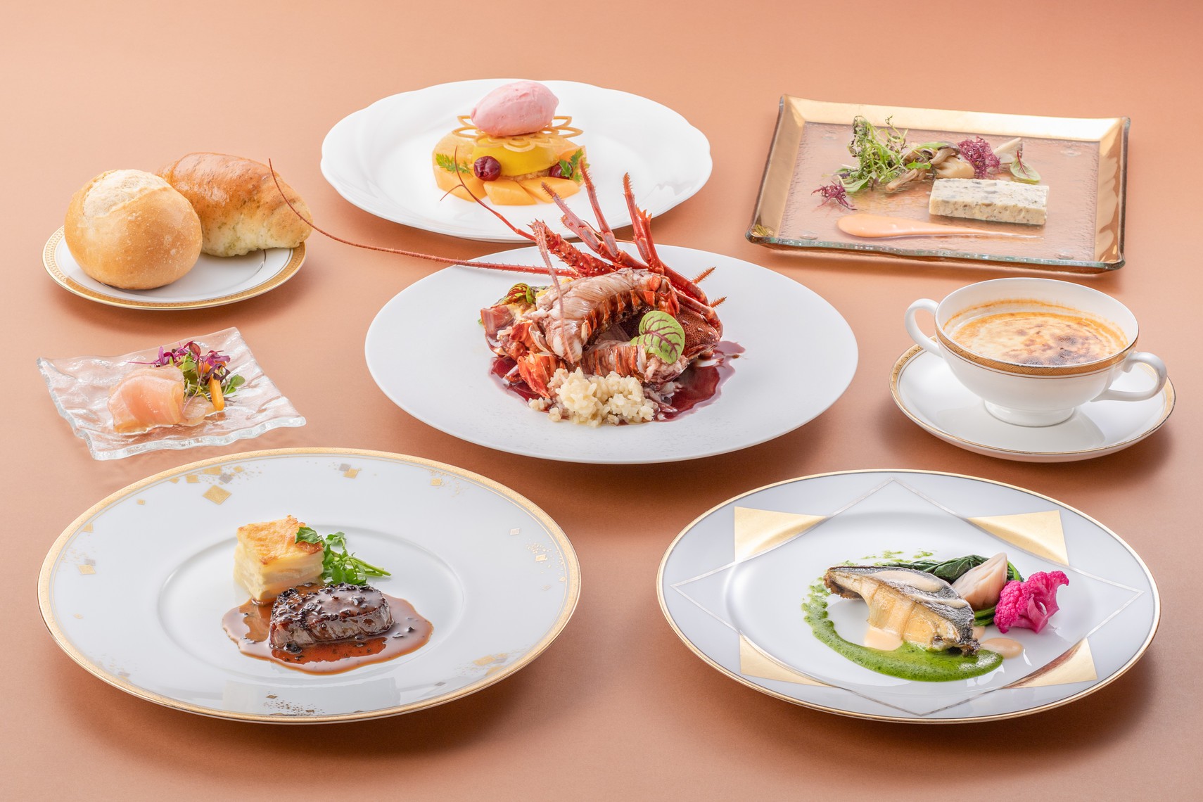 〜海の幸フランス料理の歴史の味を愉しめるコース〜海の幸フランス料理「碧」(あおい)＜夕朝食付＞