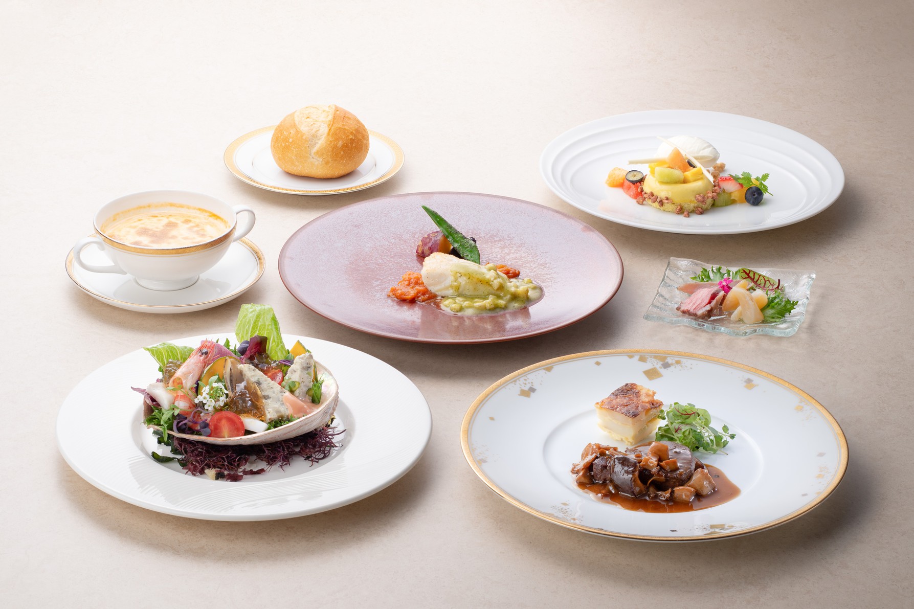 【楽天月末セール】海の幸フランス料理「麗」＜夕朝食付＞