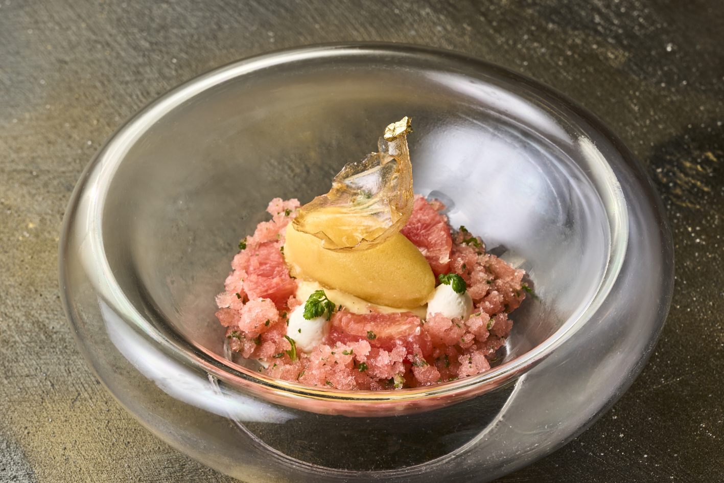 Dominique Bouchet Kyoto Le Teppanyaki　「クレピュスキル」