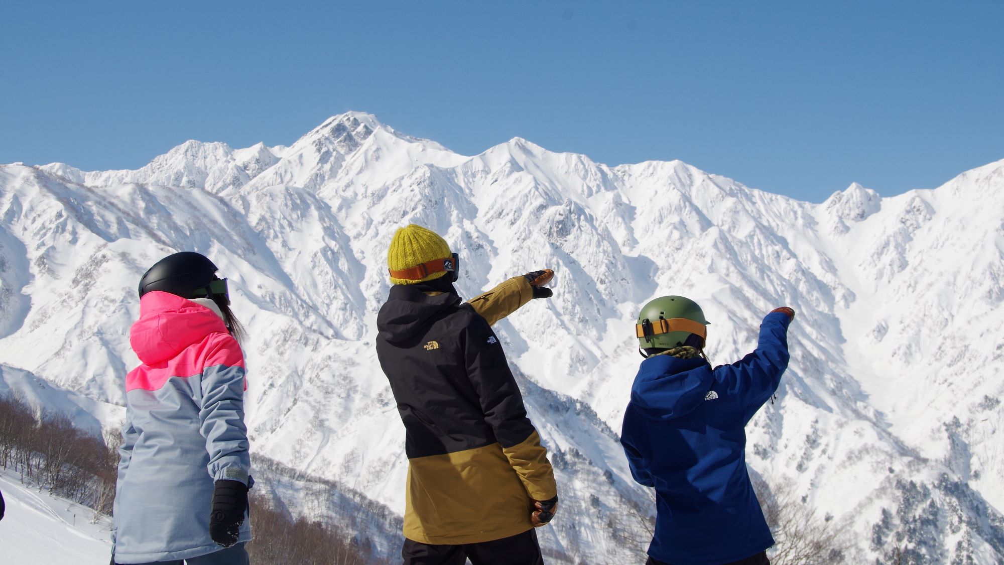 ◆白馬五竜＆Hakuba 47 winter sports park：上部で繋がる2つのゲレンデ