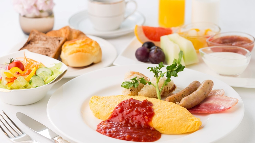 ◆朝食ブッフェ一例：お好きなものをお好きなように・・・ブッフェ形式でご用意