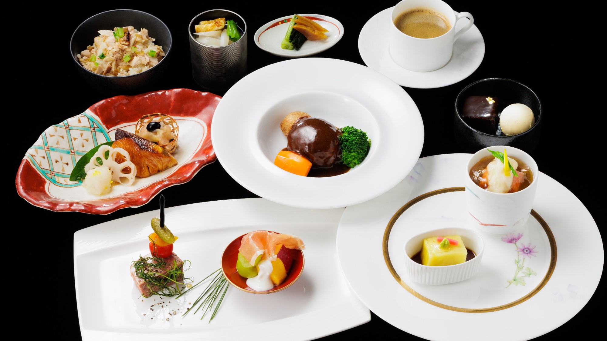 ■基本料理（フランス会席）2024-25年冬の一例
