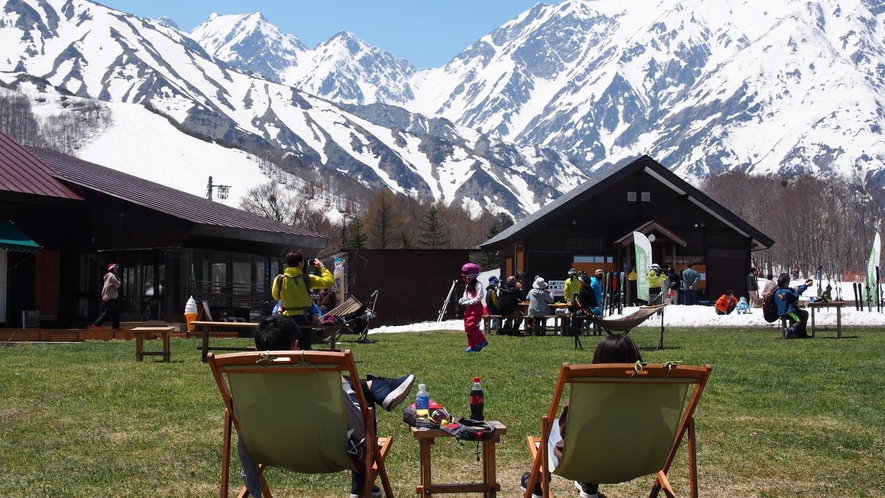 ■白馬八方尾根スキー場でのんびり春スキーを楽しもう！