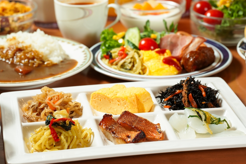 【朝食バイキング付】一日の始まりはおいしい朝食から。和洋バイキング