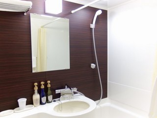 バスルーム　シングルルーム　 平成26年11月 バスルームをリニューアルしました