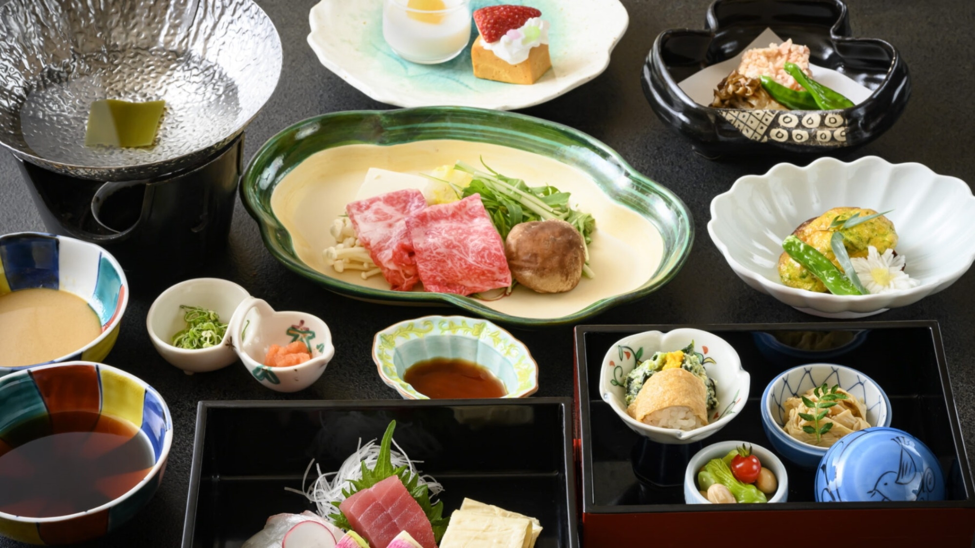 【平日限定×20，000円均一】美味しいものを少しずつ、量より質の逸品を嗜む＜ISAGOの布引御膳＞