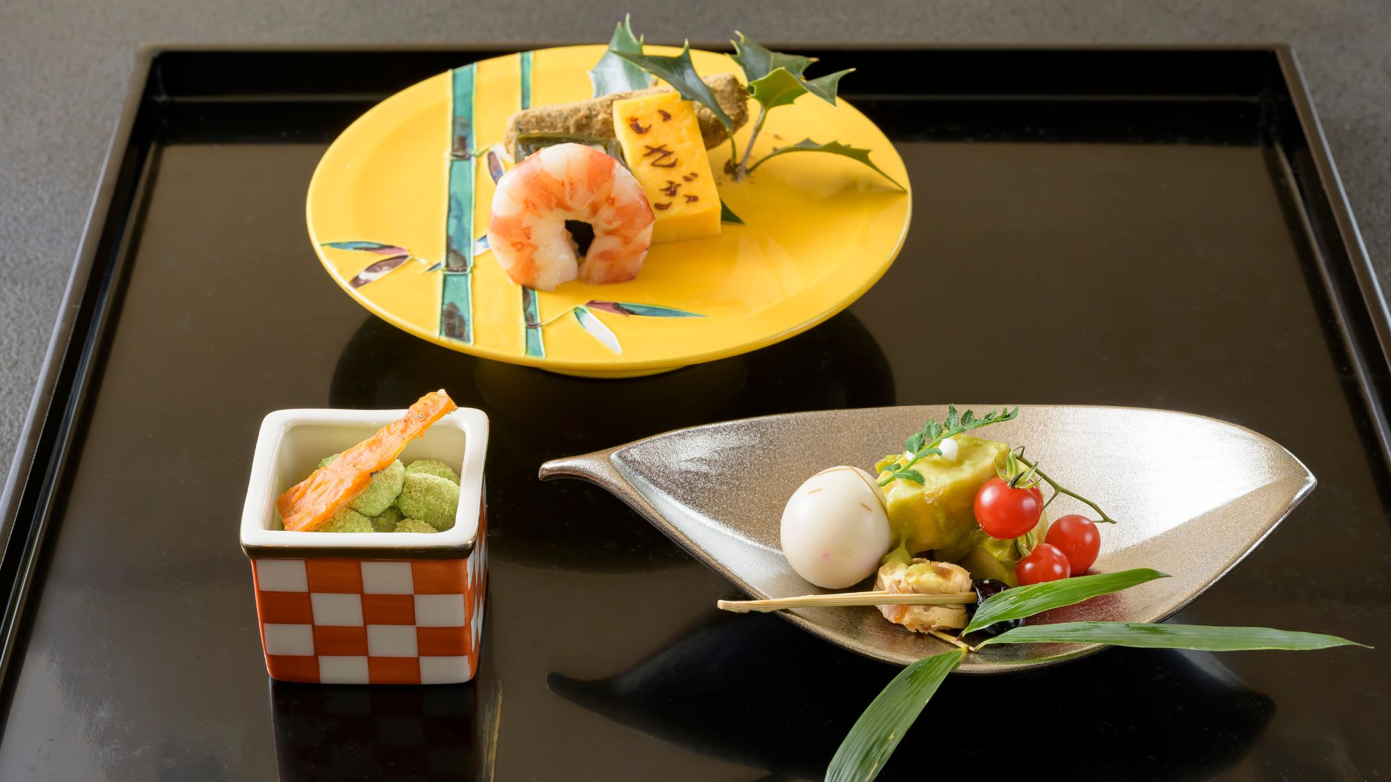 【季節の前菜】季節替わりの旬の食材を取り入れた前菜です。※画像はイメージです。