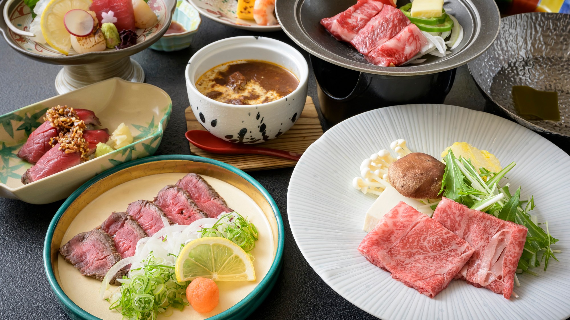 【神戸牛尽くし】握り、たたき、ステーキほか美食神戸のブランド牛をご堪能ください。