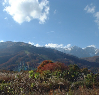 八方尾根　紅葉