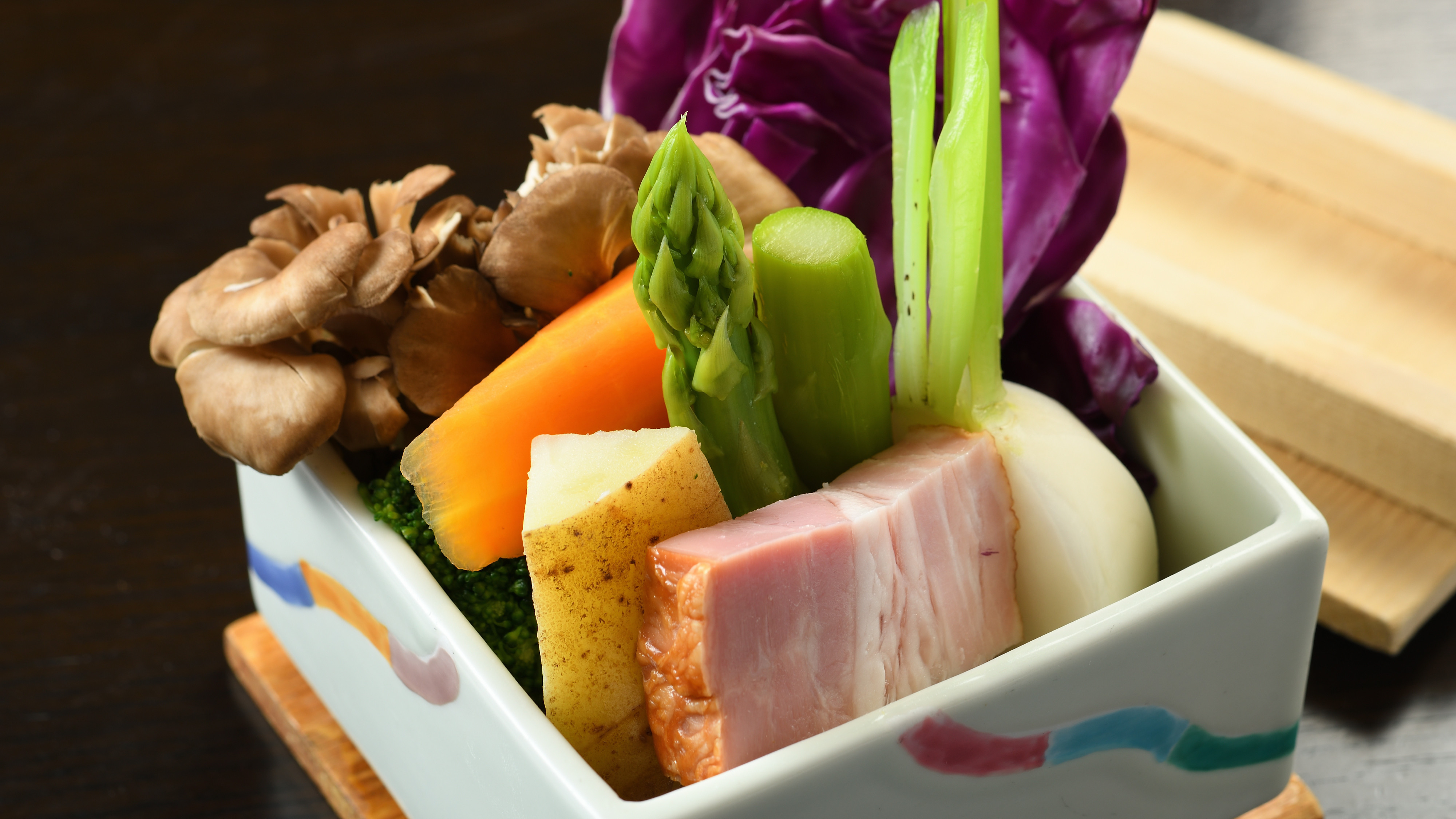 ご朝食-温泉蒸しイメージ