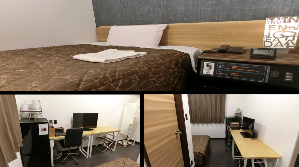 【禁煙】シングルルーム（１１平米）(1bed)