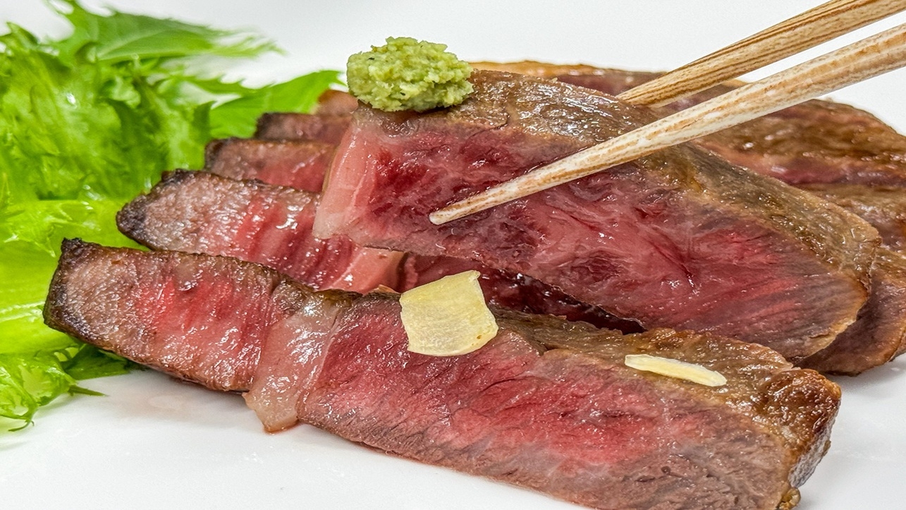 【デラックスツイン限定】『松阪牛のスペシャルグレード』といわれる特産ステーキをぜひご賞味ください♪