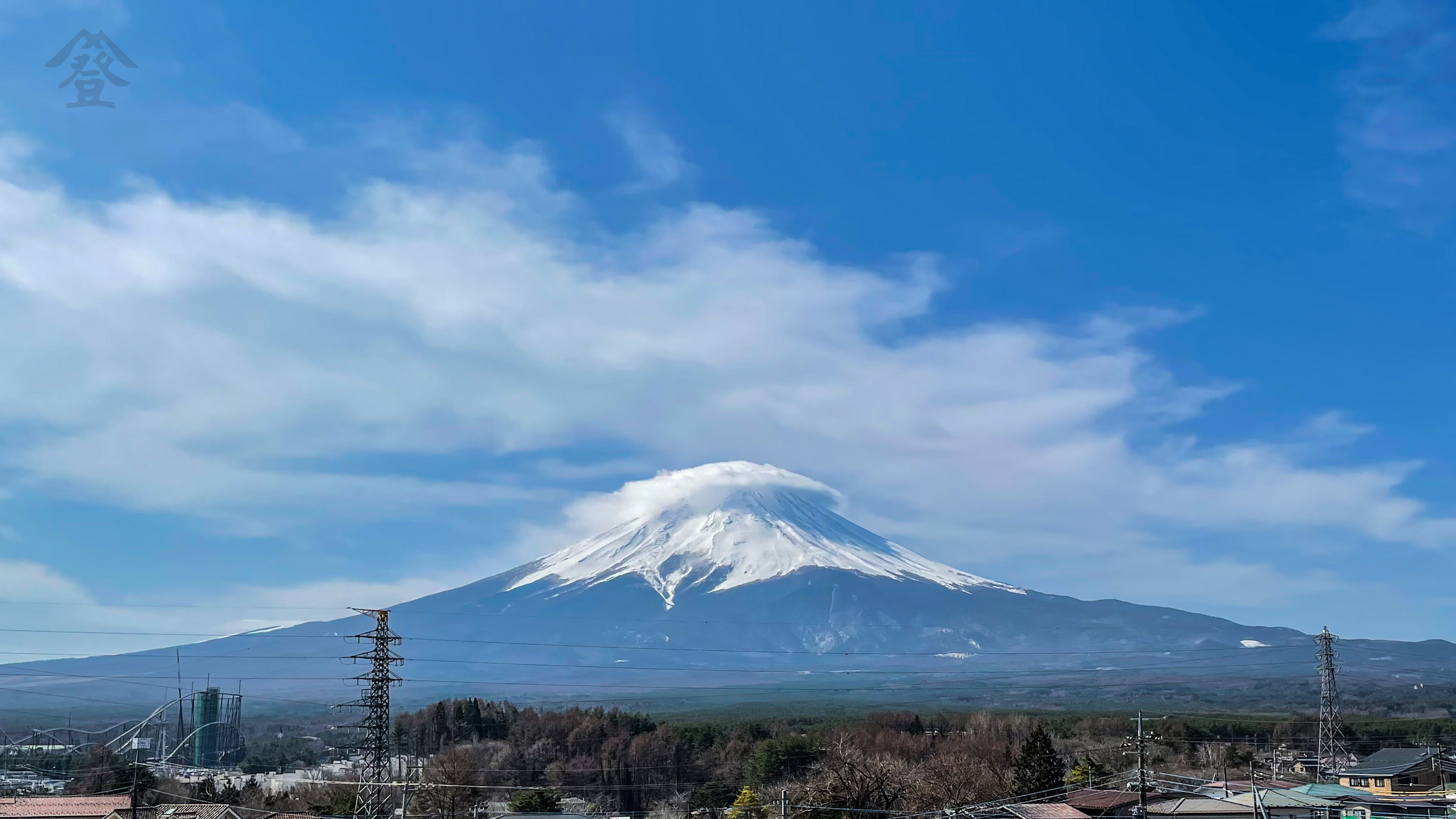 お部屋からの富士山