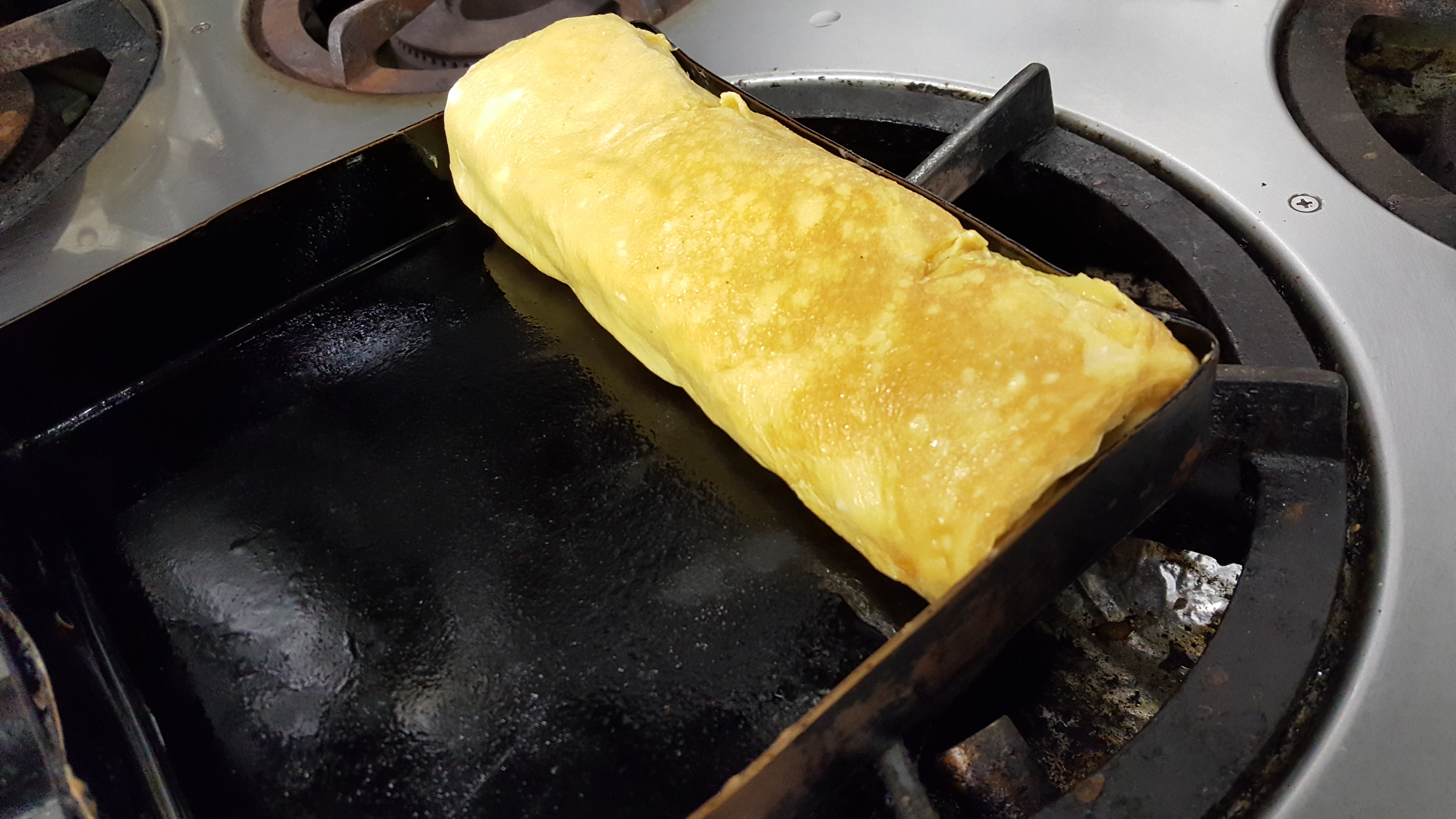 朝食　だし巻き卵