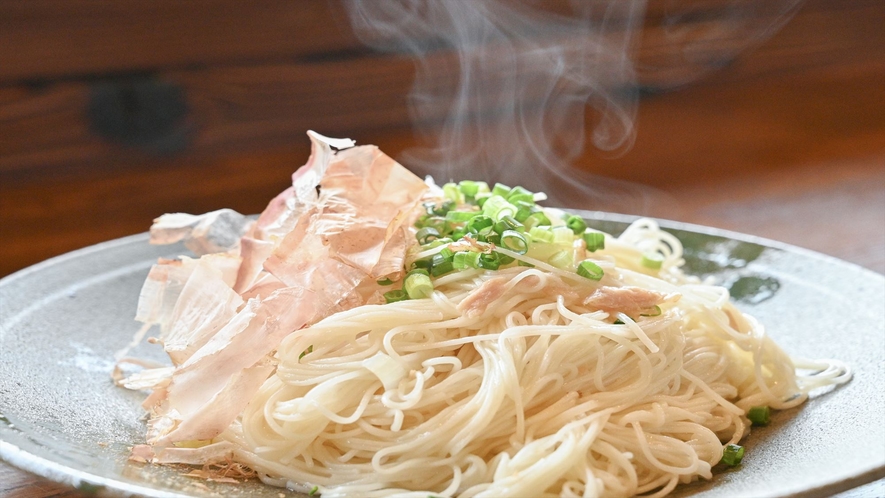 ◆お食事処南風見テラス/そ～めんちゃんぷる。沖縄県の郷土料理の1つです♪
