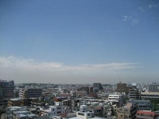 お部屋からの池上本門寺方面の眺め