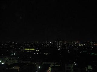 お部屋からの都心側の夜景