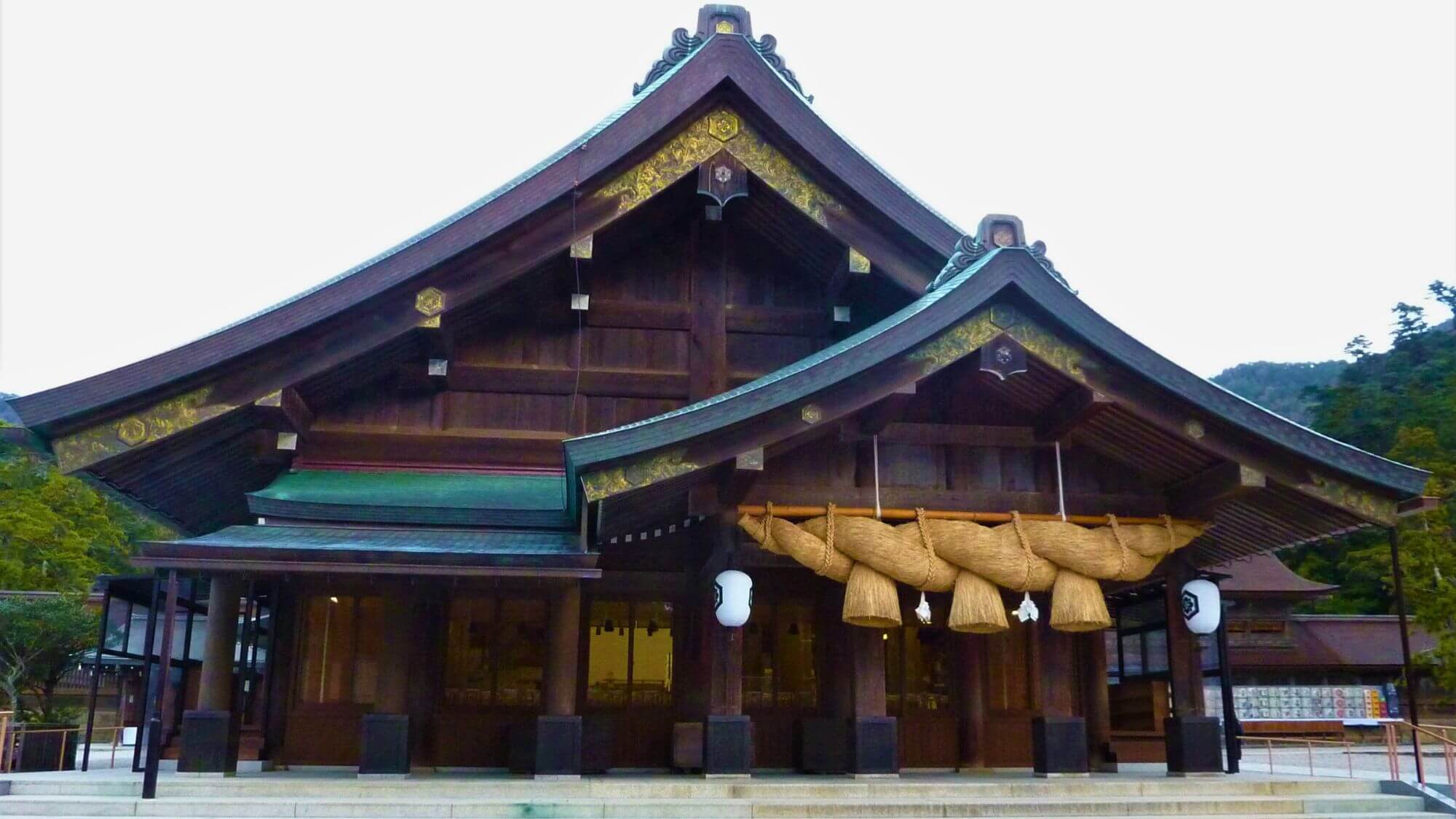 約1時間半。出雲大社参拝。縁結び、開運祈願におすすめです。