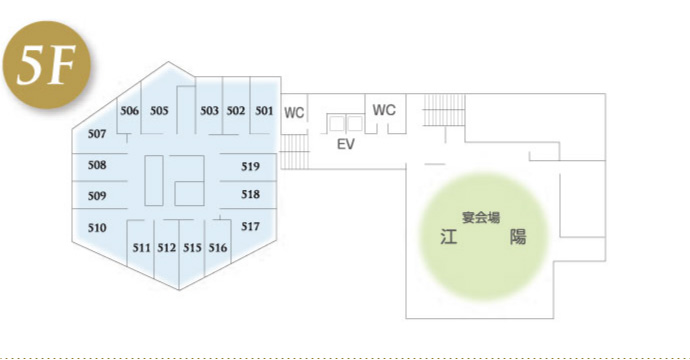 【フロアマップ5F】