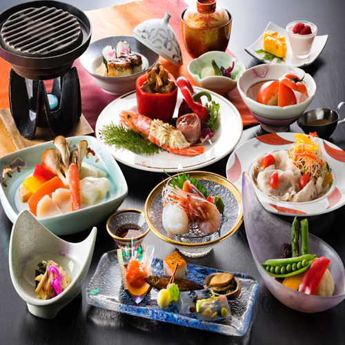 【夕食はお部屋にて】夏の和膳（なごみぜん）〜彩夏〜旬を味わえる全１２品♪