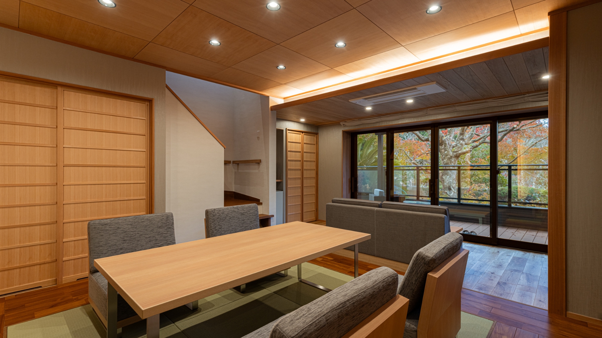 【メゾネット】露天風呂付スイート和洋室