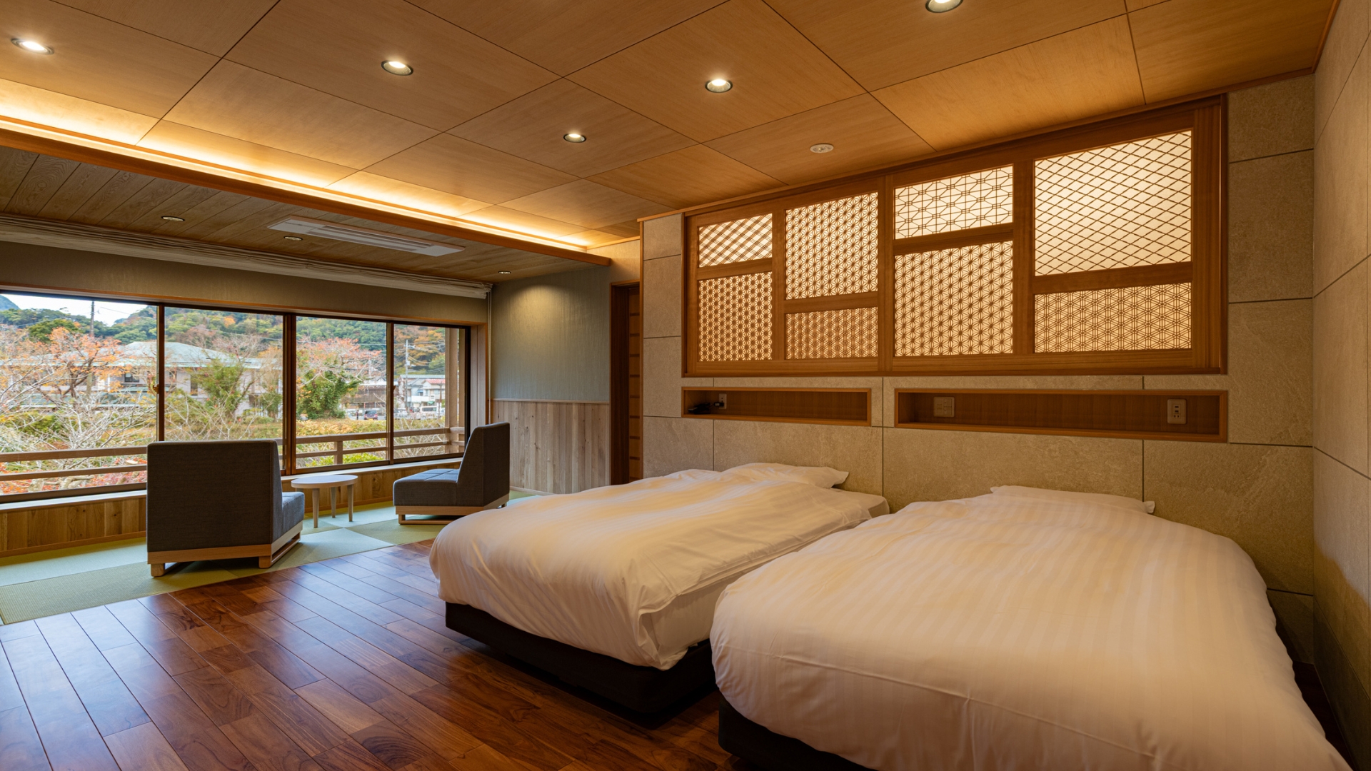 【メゾネット】露天風呂付スイート和洋室