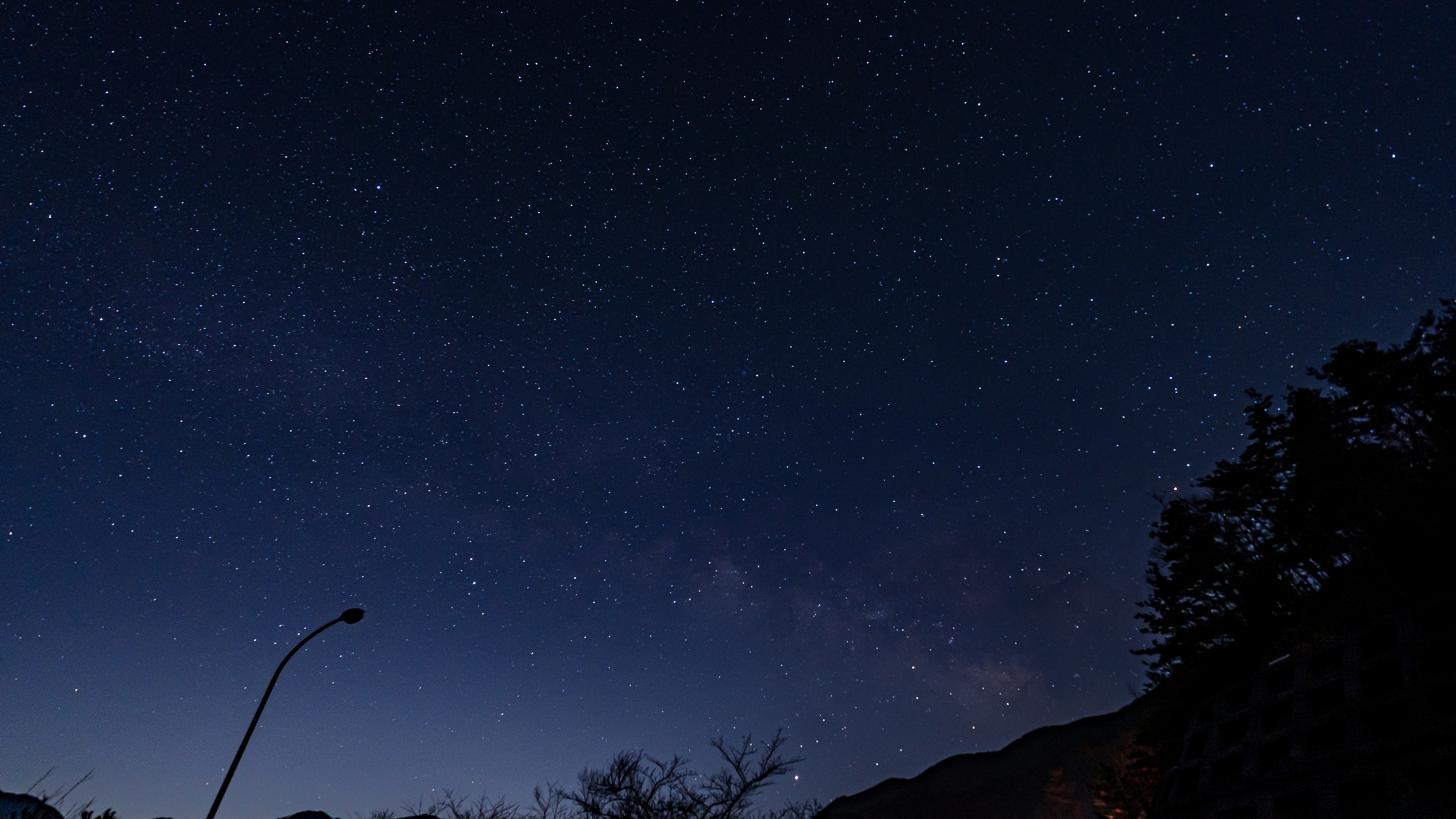 *蔵王/冬の星空