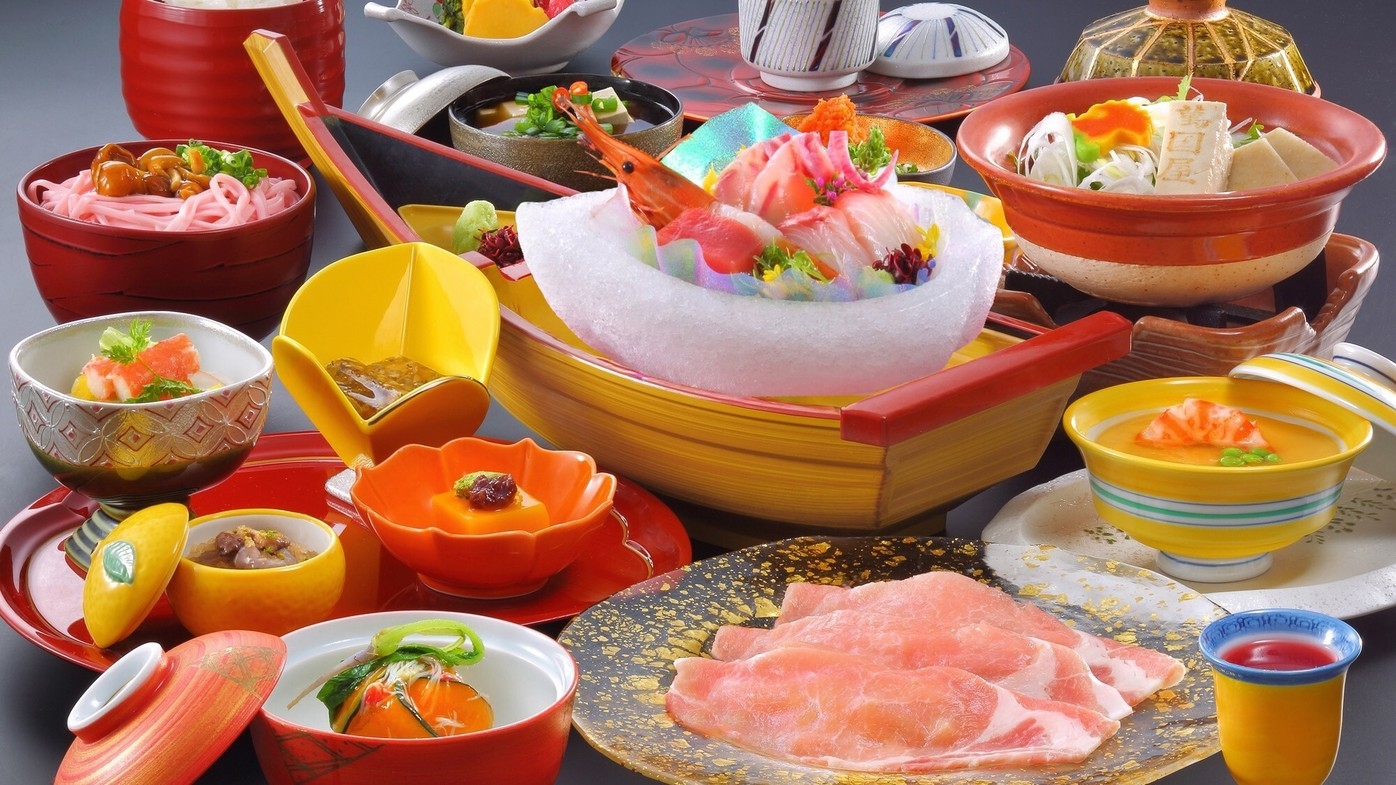 【温泉付客室】檜風呂付客室がこのお値段で♪源泉かけ流し風呂がお部屋でも◆ご夕食は米の娘ぶたしゃぶ