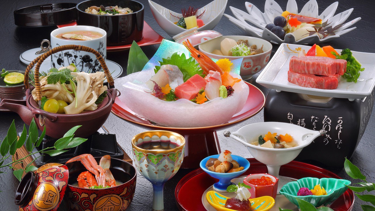【秋季◆山形牛ステーキ＆海の幸】お食事は《個室確約》でごゆっくり…■秋の山形特撰プラン