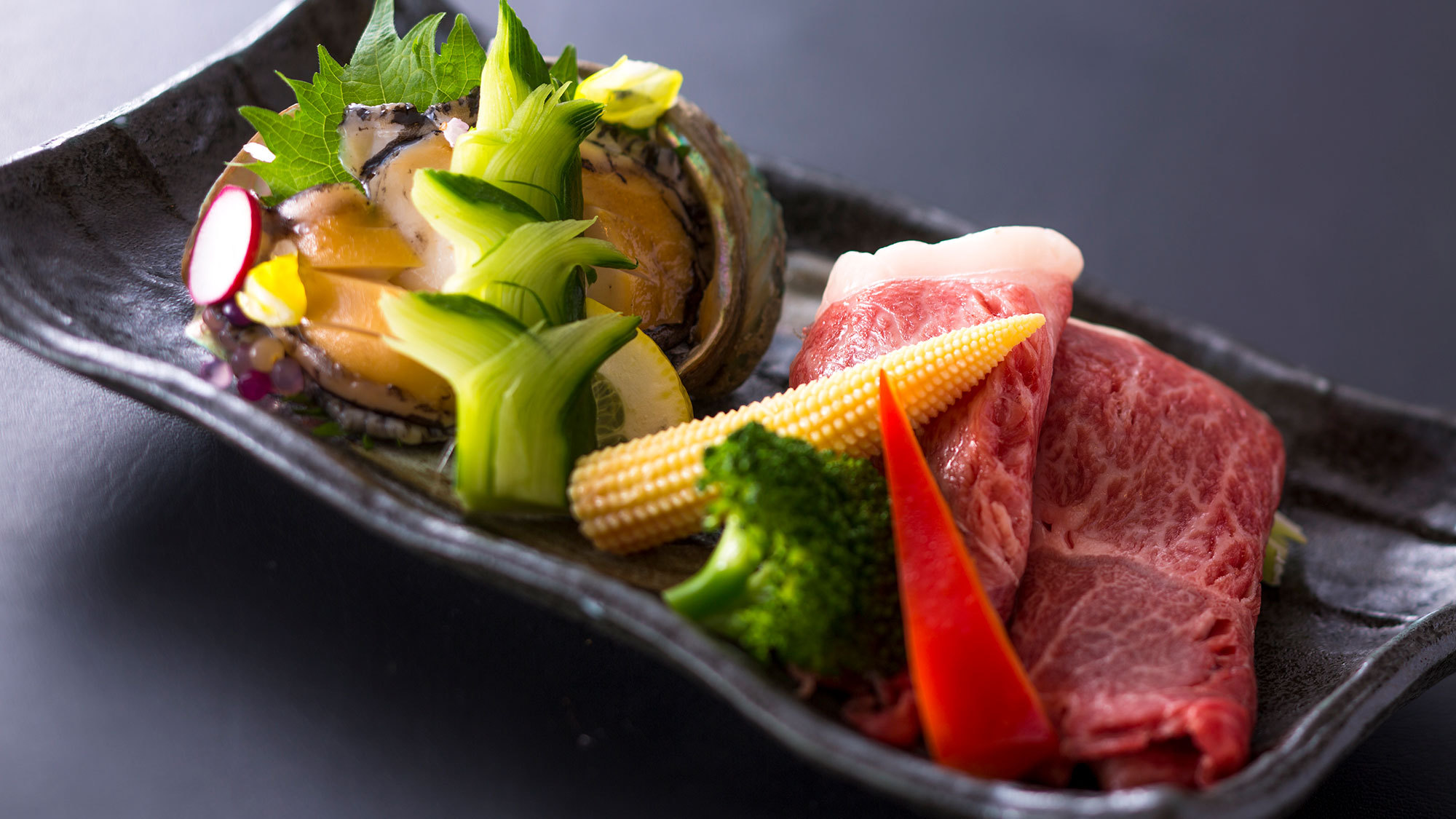 食べ尽くしの満漢全席♪伊勢海老と鮑と特選和牛を食す〜舞〜 【幻のもち鰹・鮪】水揚げ次第で