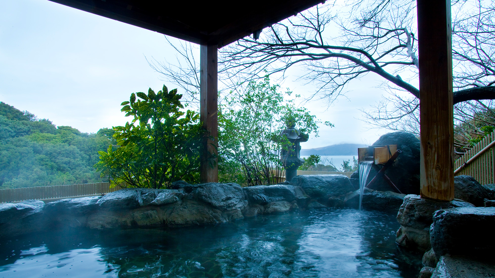 海津みの湯　露天風呂