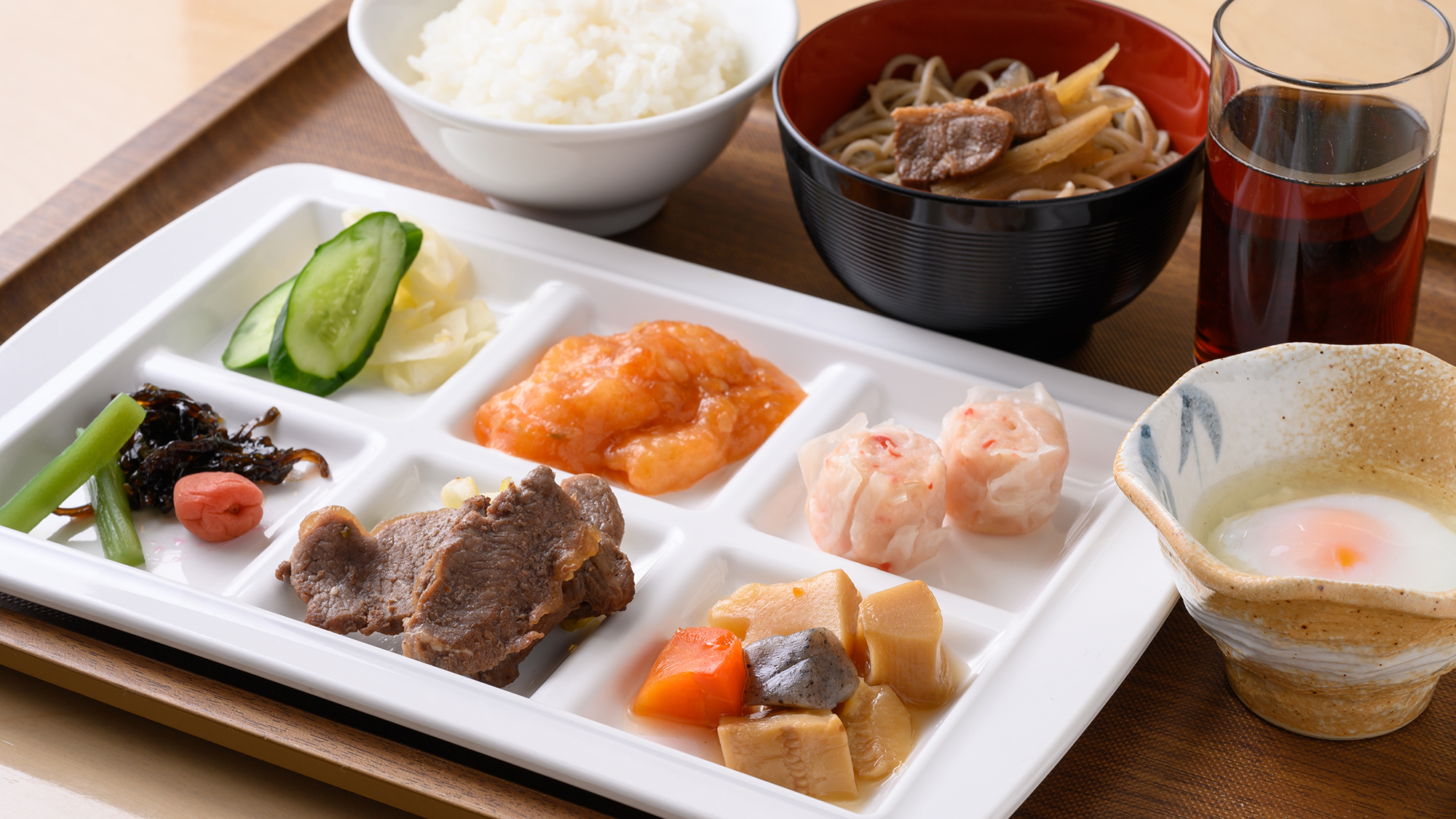 朝食│盛り付け一例（和食）