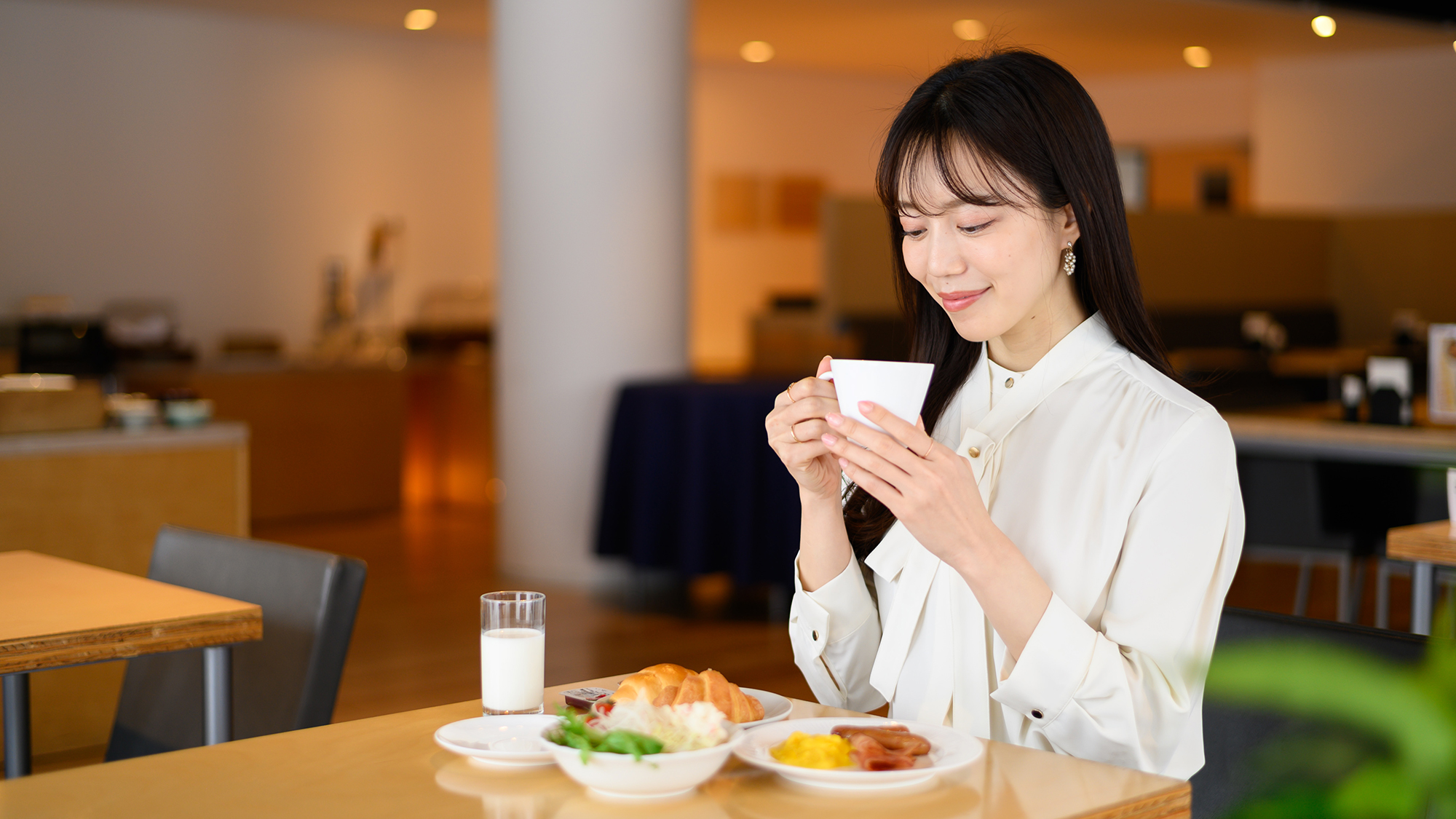 朝食│和食派にも洋食派にも人気！体にやさしいメニューが豊富です