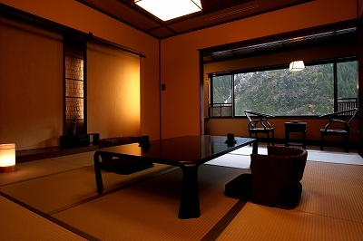 ◆ Designers ◆ Japanese modern guest room [with open-air bath] ◆ Japanese-style room 10 tatami mats + superb view open-air bath + wide rim + terrace