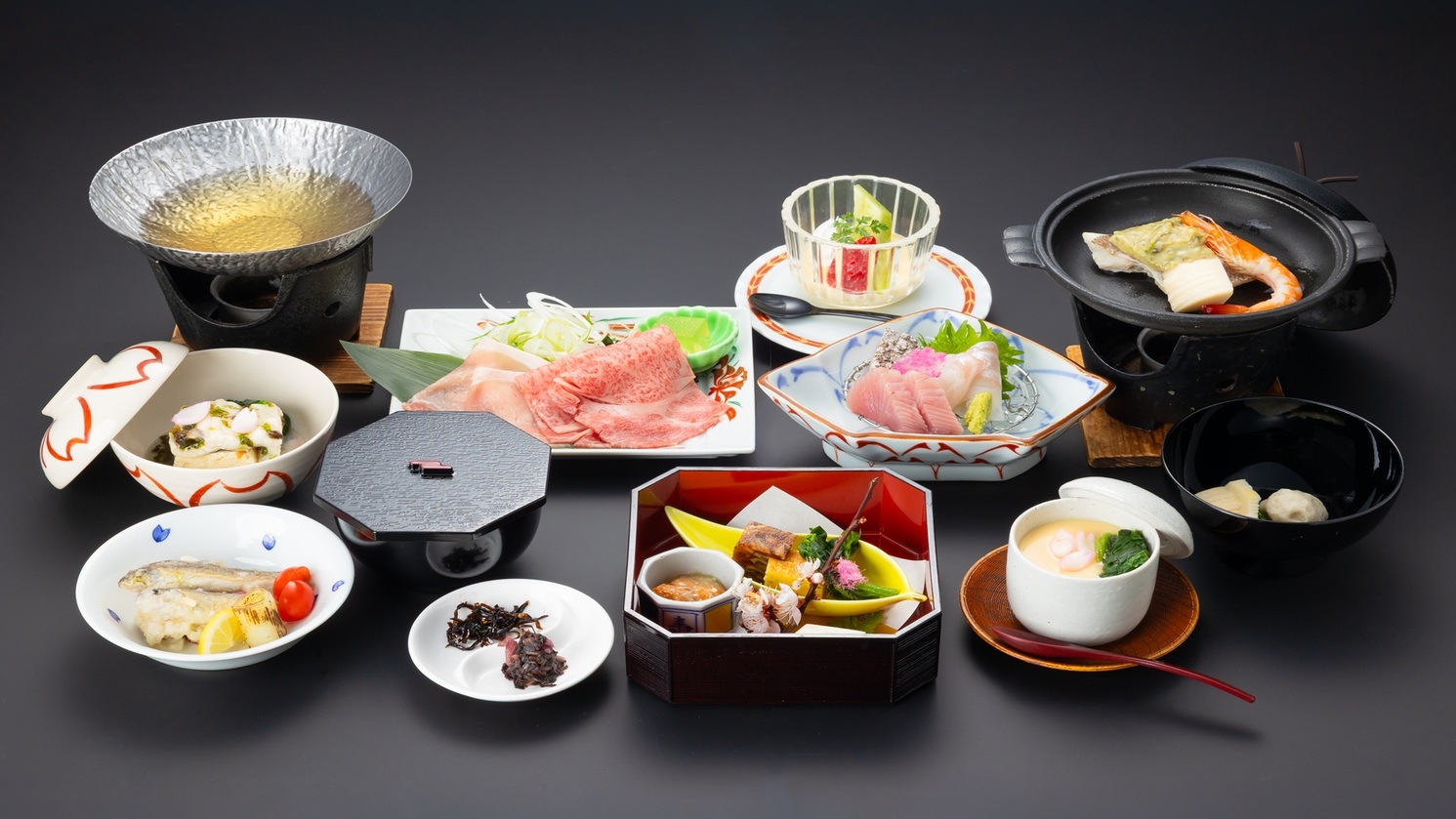 ■スタンダード■旬の地元食材を使用した基本会席