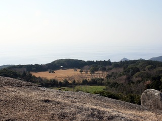 巨石群からの景色