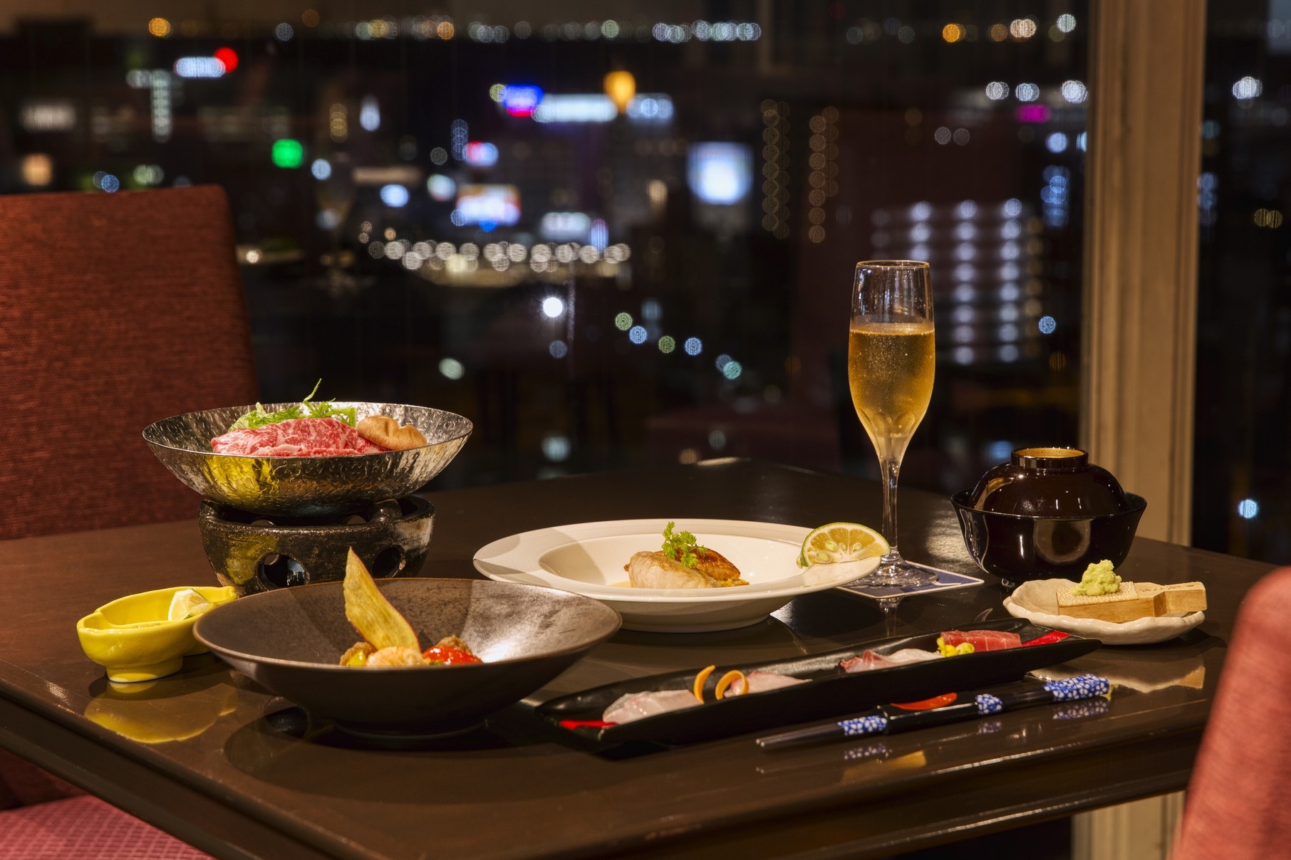 【２食付/オールインクルーシブ】至福の白菊時間…滞在中ドリンク飲み放題〜夕食は最上階の夜景ダイニング