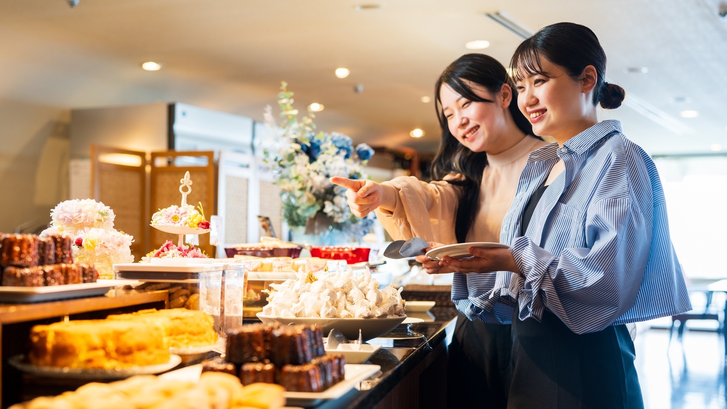 【1泊朝食付】朝から自家製スイーツがたくさん♪で人気！80種類の朝食ビュッフェ付宿泊プラン