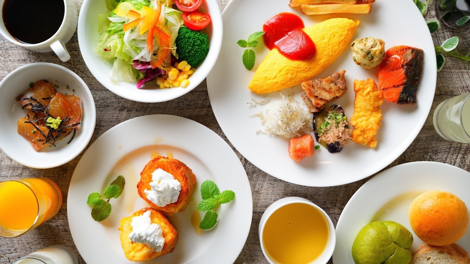 【1泊朝食付】朝からスイーツがたくさん♪で人気！80種類の朝食ビュッフェ付宿泊プラン